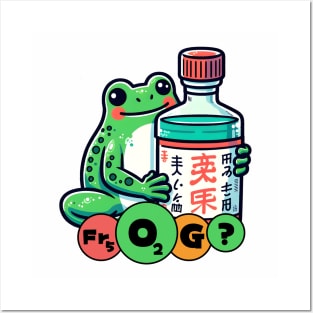 Chemistry frog Posters and Art